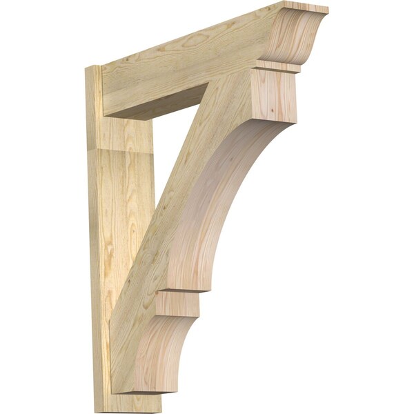Ekena Millwork Balboa Traditional Rough Sawn Outlooker, Douglas Fir, 8"W x 36"D x 40"H OUT08X36X40BOA01RDF - main